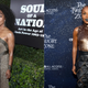 (L-R): Angela Bassett attends The Broad Museum celebration for the opening of Soul Of A Nation: Art in the Age of Black Power 1963-1983 Art Exhibition on March 22, 2019 in Los Angeles, California. DeWanda Wise attends CBS All Access new series ‘The Twilight Zone’ premiere on March 26, 2019 in Hollywood, California.